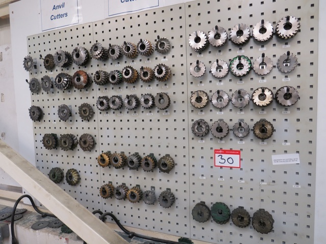 Qty of Cutters on Rack