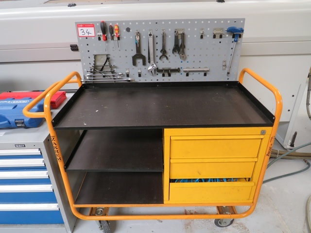 3-Drawer Mobile Trolley