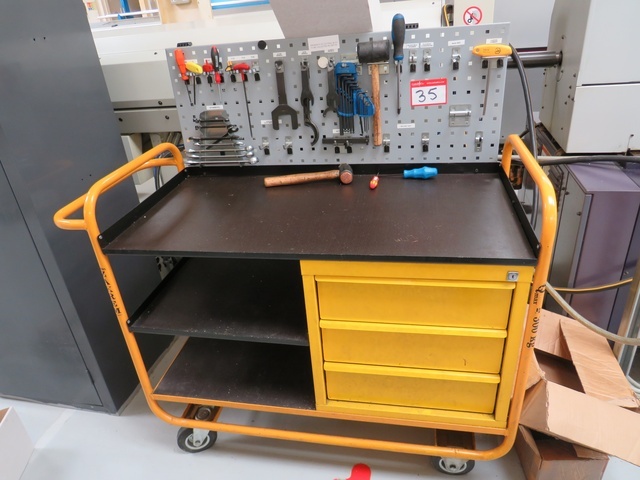 3-Drawer Mobile Trolley