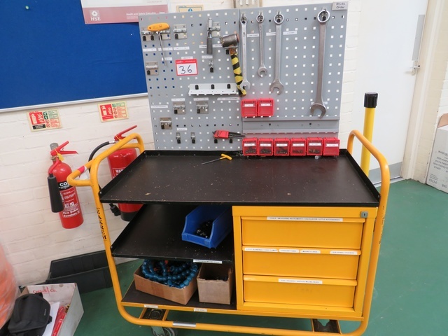 3-Drawer Mobile Trolley
