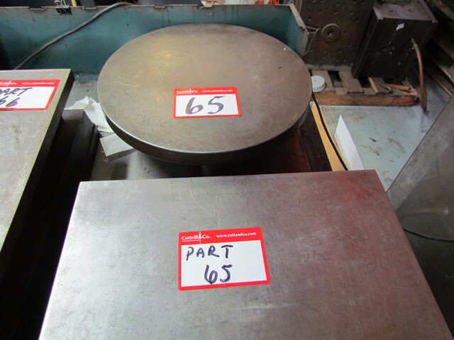 Surface Plates (1) x 14" Diameter and (1) x 16'' x 10''