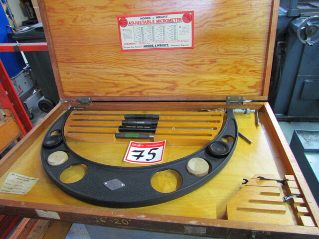 Moore & Wright 16'' - 20'' Micrometer