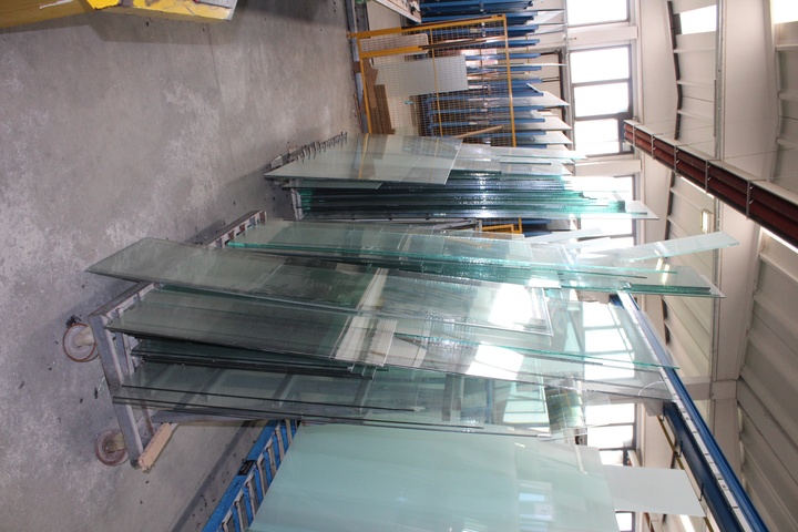 (7) x 1500 x 1800mm Steel Single Sided Portable Glass Transporters with Contents of Glass