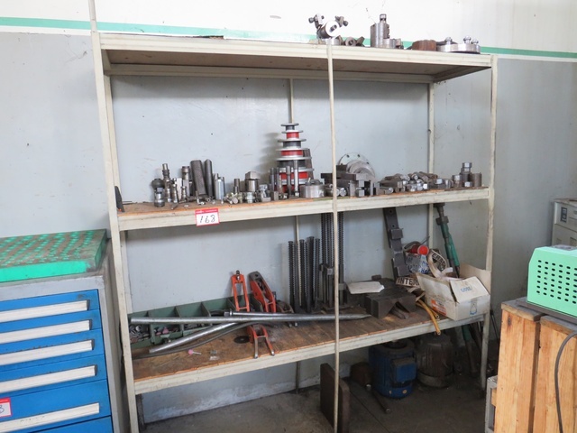 Rack with Qty of Clamping Equipment