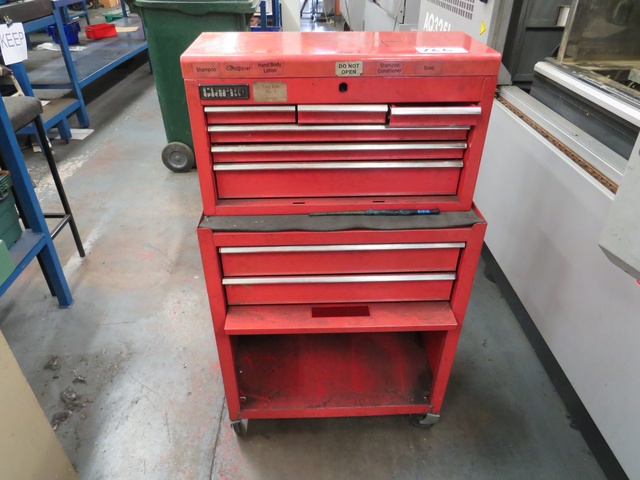 Red Clarke Tool Cupboard