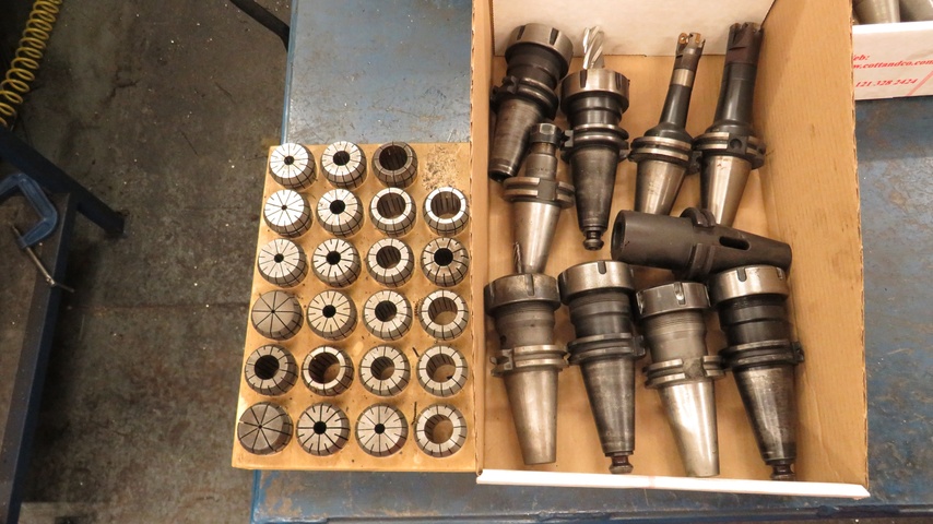 Qty of CAT40 Tool Holders and Collets