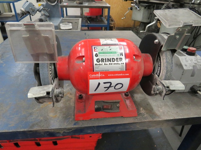 Workbench with Sealy 6’’ Bench Grinder