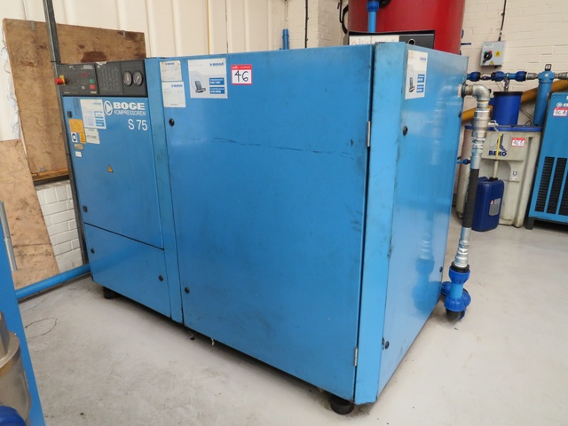 Boge S75 Screw Type Compressor