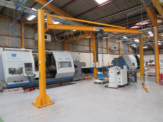 250kg Free Standing Pendant Controlled Jib Crane