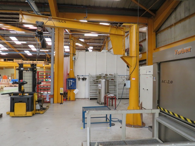 500kg Free Standing Pendant Controlled Jib Crane