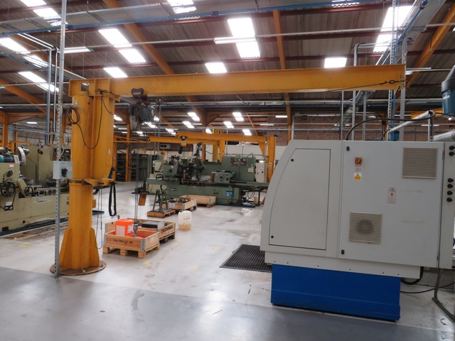 Demag 250kg Free Standing Pendant Controlled Jib Crane