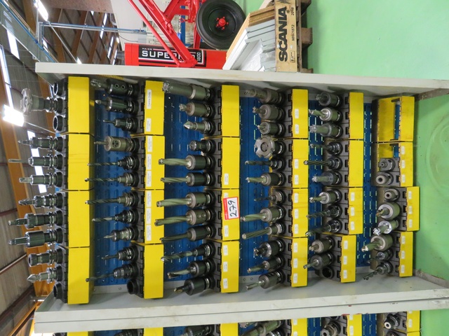 Rack of Cat 40 Tooling