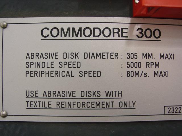 Commodore 300 Abrasive Disk Cut Off Saw