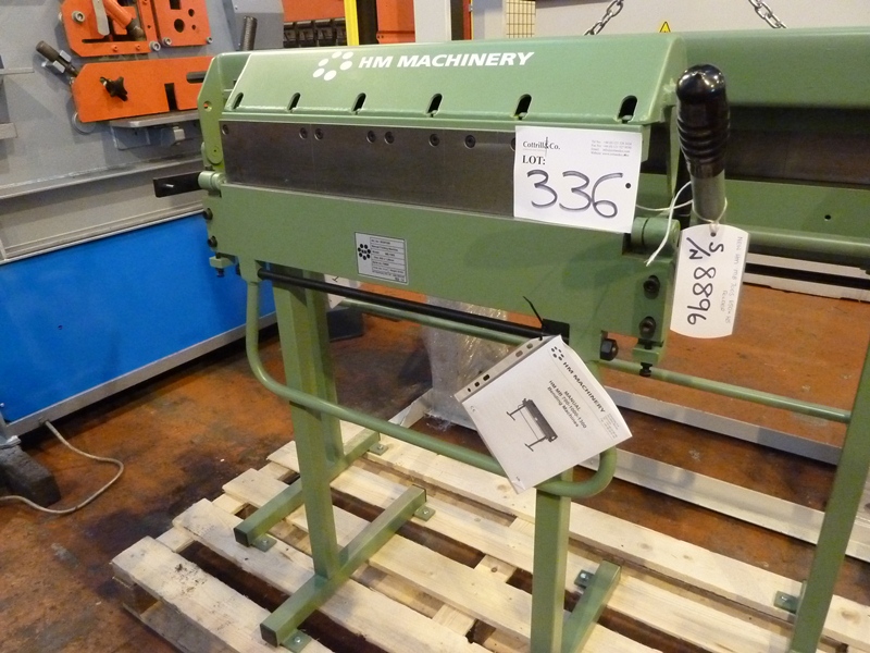 Unused HM MB700S, 650 mm x 1.5 mm, Hand Operated Box and Pan Folding Machine