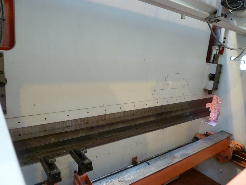 Edwards Pearson PR3, 100 Ton X 3100 mm, Over Bed Downstroke Hydraulic CNC Press Brake