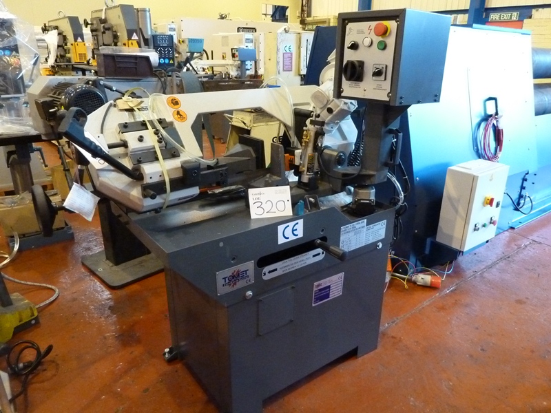 Unused Tomet Model 270 Hydro, 230mm Rounds Manual Sindle Mitre Cutting Bandsaw