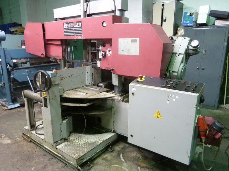 Behringer HBP360/704G 360mm Rounds Double Column Guided Semi Automatic Double Mitre Cutting Horizontal Bandsaw