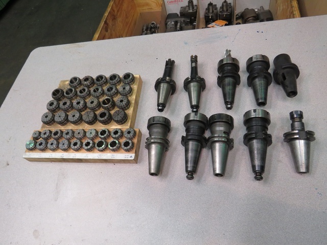 Qty of CAT40 Tool Holders and Collets
