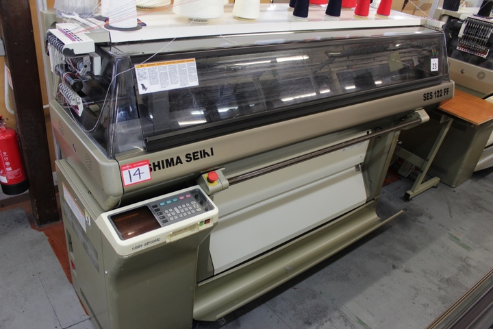 Shima Seiki SES122FF Computerised 7 Gauge Flatbed Knitting Machine
