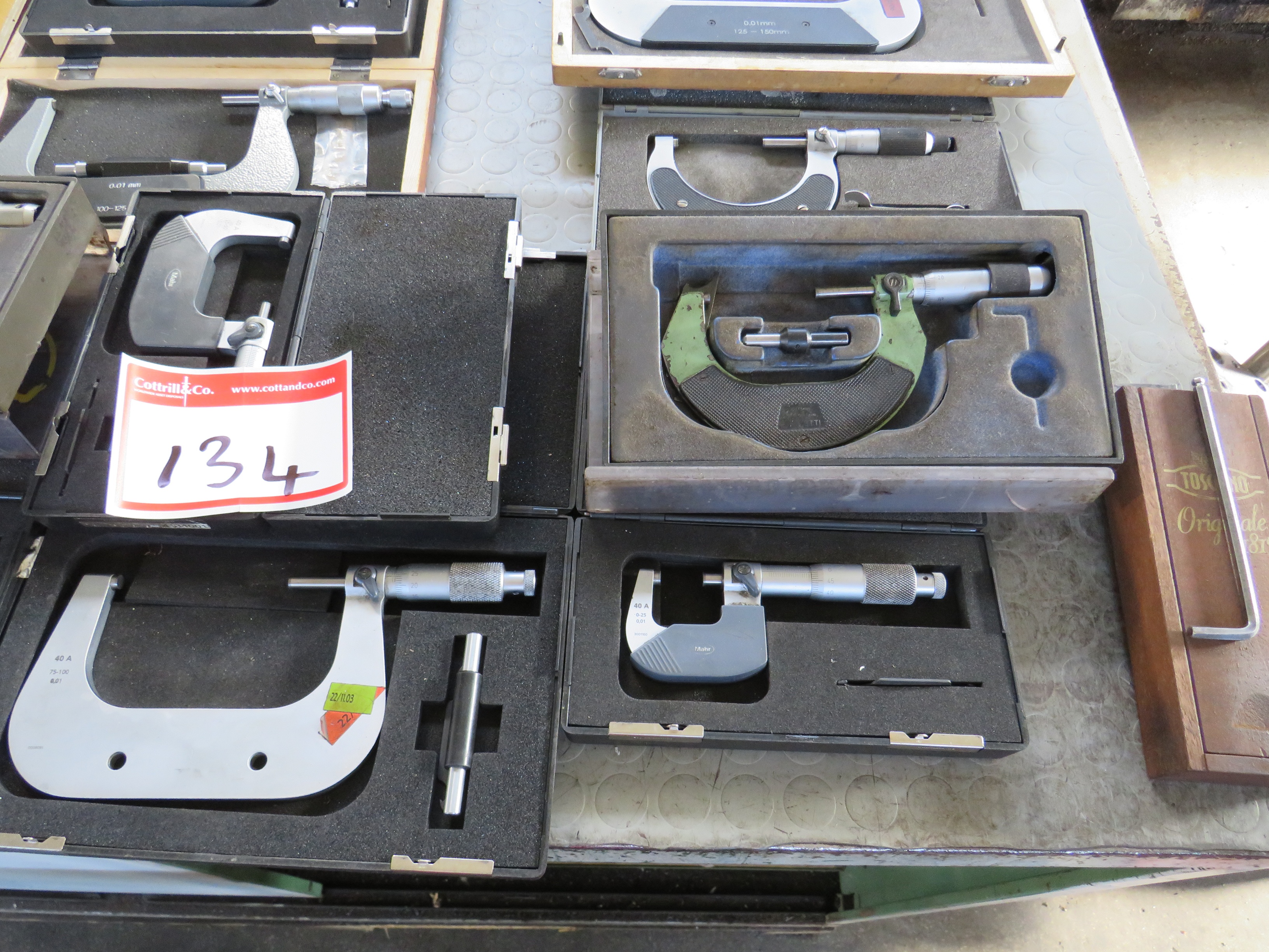 Qty of Metric Micrometers