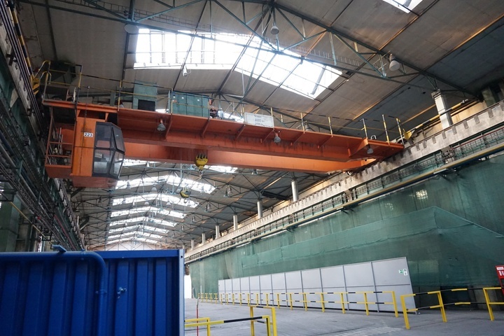 Sub 8,000kg Twin Beam Overhead Travelling Gantry Crane
