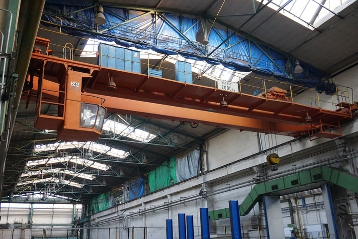 Vihorlat 7,000kg Twin Beam Overhead Travelling Gantry Crane