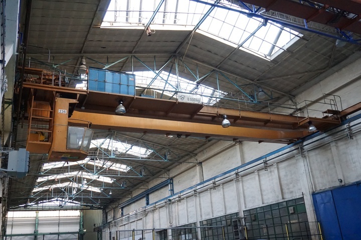 Vihorlat 8,000kg Twin Beam Overhead Travelling Gantry Crane