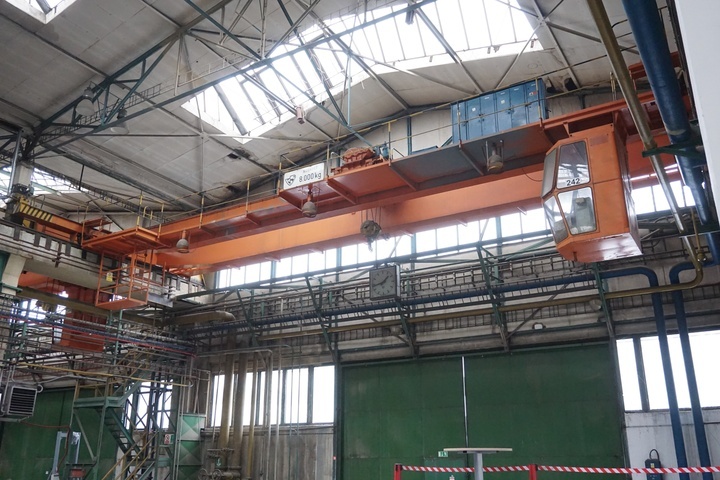 8,000kg Twin Beam Overhead Travelling Gantry Crane