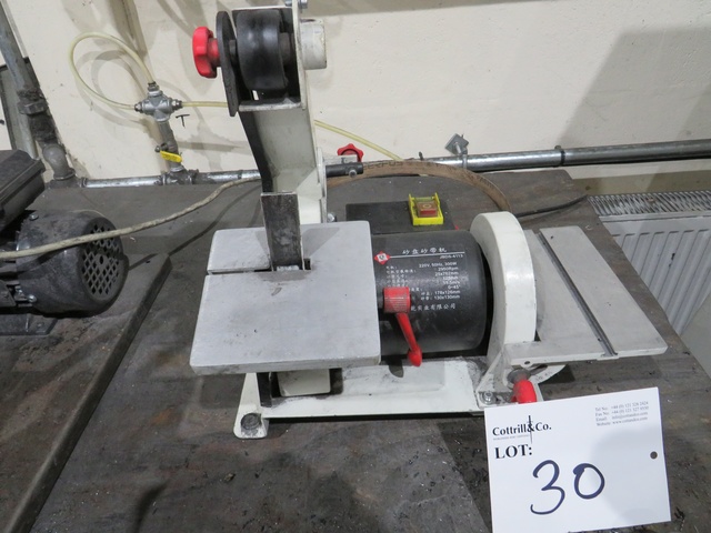 1” Vertical Belt Linisher with 6” Disc
