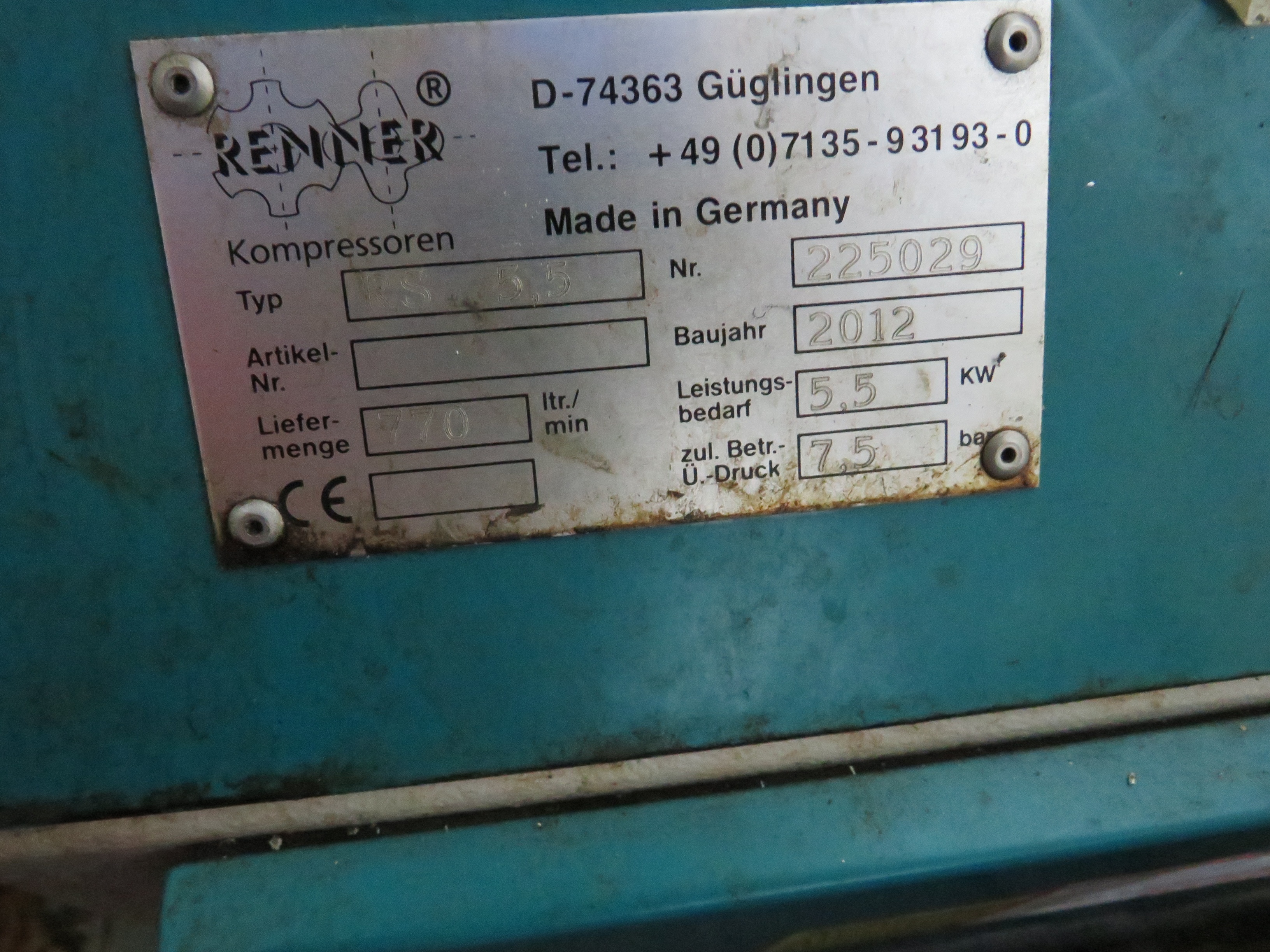 Renner RS 5.5 Compressor