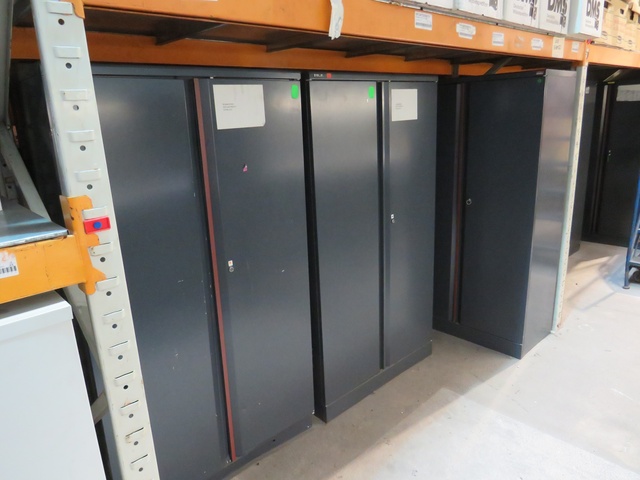 (3) 2 Door Bisley Cabinets 1.65m x 0.91m