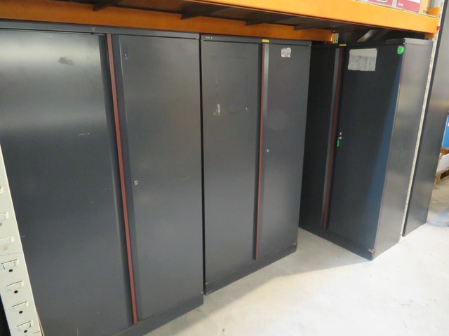(3) 2 Door Bisley Cabinets 1.65m x 0.91m