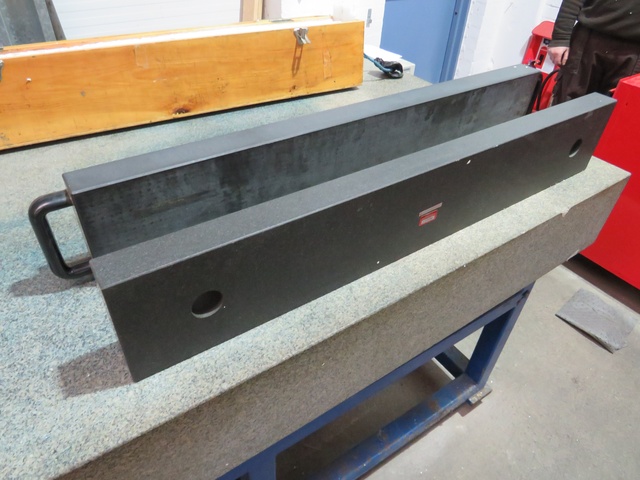 (2) Granite Straight Edges (2) x 1m