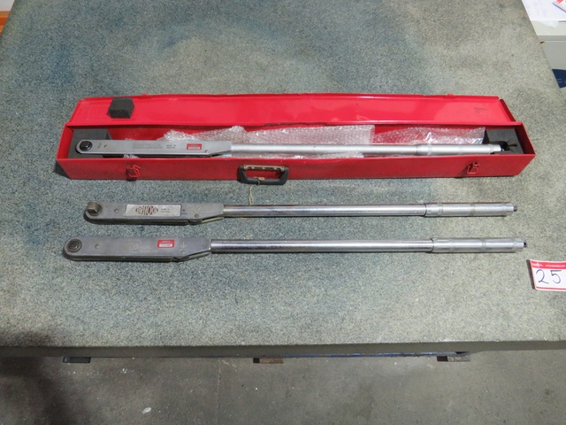 (3) Brit Tool Large Torque Wrenches