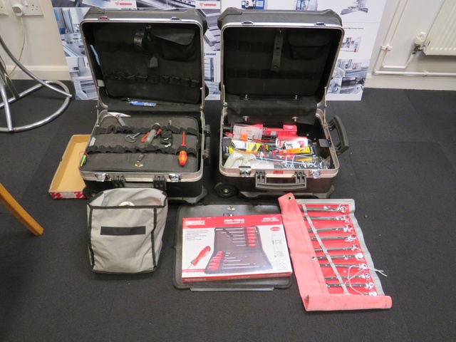 (2) Portable Tool Boxes with Qty of New Hand Tools