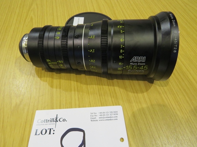Fujinon Arri Alura Zoom Lens 15.5-45 T2.8 CF2