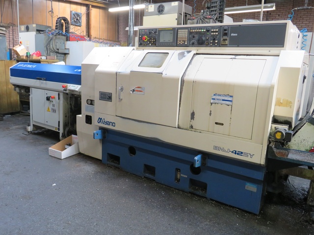 Miyano BNJ42SY Twin Spindle Live Tooling CNC Turning Centre