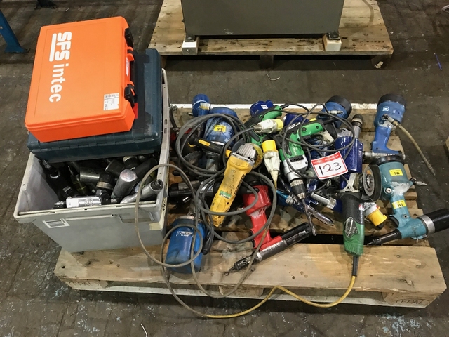 Qty of Drills, Sanders & Air Tools