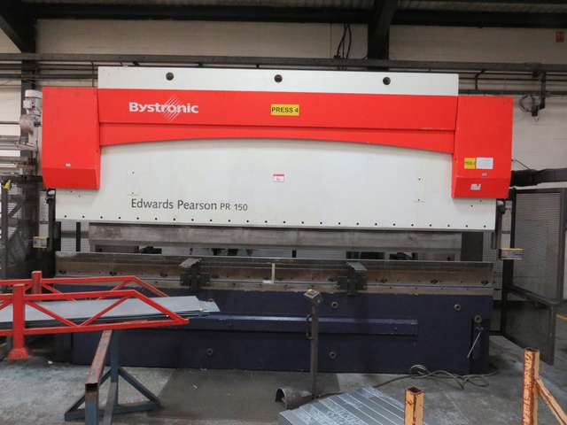 Bystronic PR 150 Ton x 4100mm Over Bed CNC Press Brake