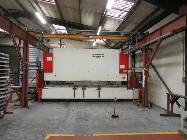 Edwards Pearson PR10 250 Ton x 5100mm Over Bed CNC Press Brake