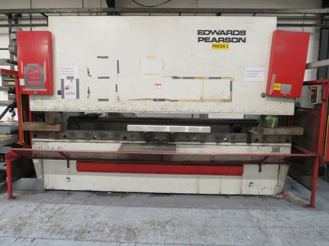 Edwards Pearson PR10 150 Ton x 4100mm Over Bed CNC Press Brake