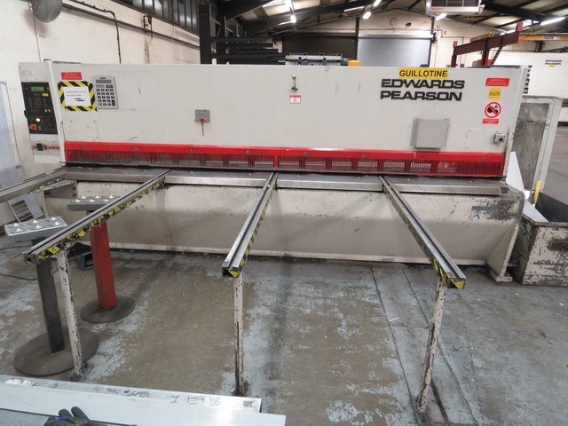 Edwards Pearson VR 4080mm x 10mm Capacity Hydraulic Variable Rake Guillotine