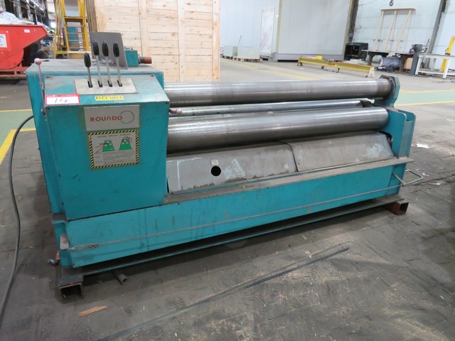 Roundo Model PS 135 Hydraulic Double Pinch Plate Bending Rolls