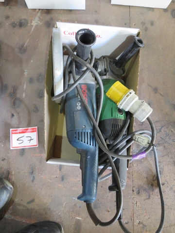 (2) 8" Hand Grinders 110 Volt