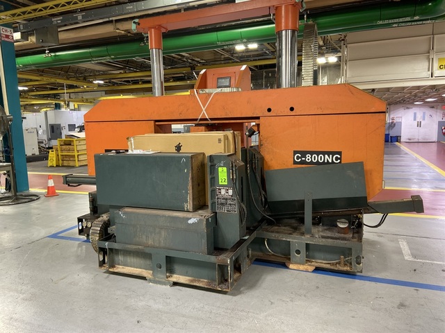 COSEN C-800 NC Horizontal Bandsaw
