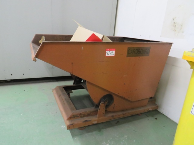 Mobile Tipping Skip 1.5m x 1m x 1m high