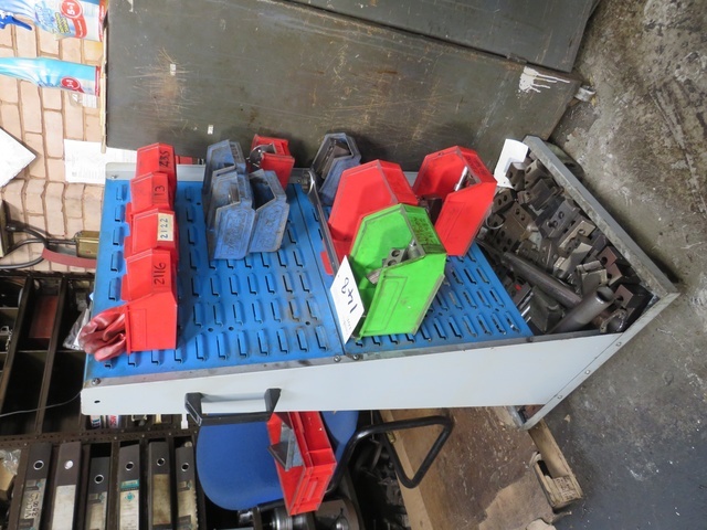 Mobile Tooling Trolley with Qty of Jaws