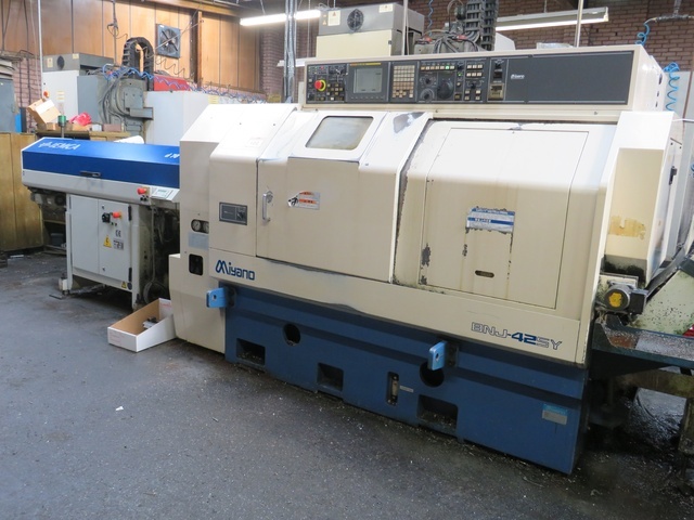 Miyano BNJ42SY Twin Spindle Live Tooling CNC Turning Centre