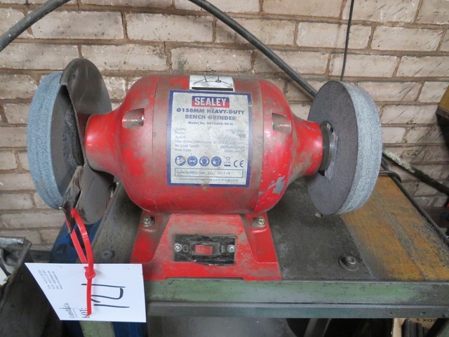 Sealey 6" Heavy Duty Bench Grinder