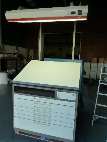 Bacher Inspection Cabinet with Light